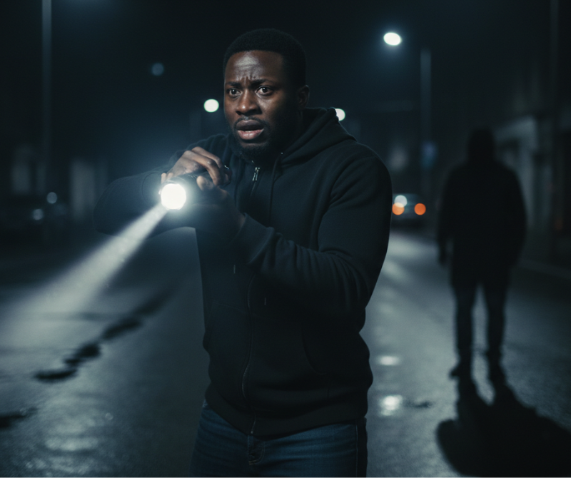 1108 Defense Tool High Voltage Shock Extreme Defense Black